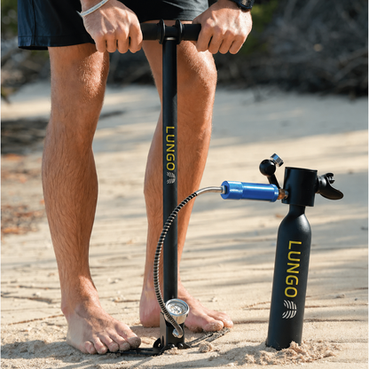 Scuba Tank + Hand Pump