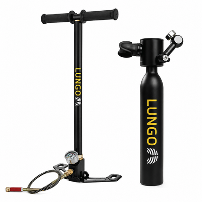 Scuba Tank + Hand Pump
