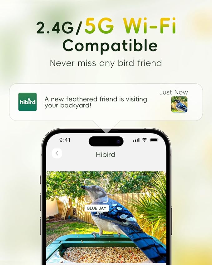 4K HD Smart Bird Feeder with Camera