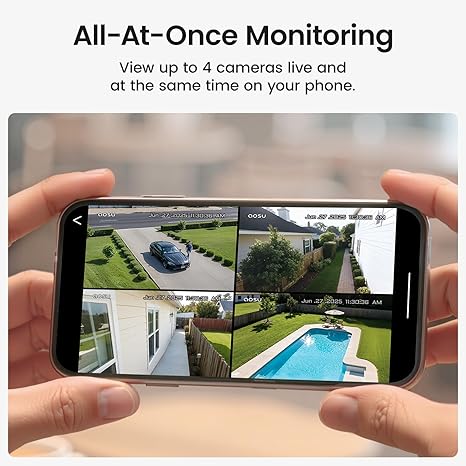 4 AOSU Security Cameras